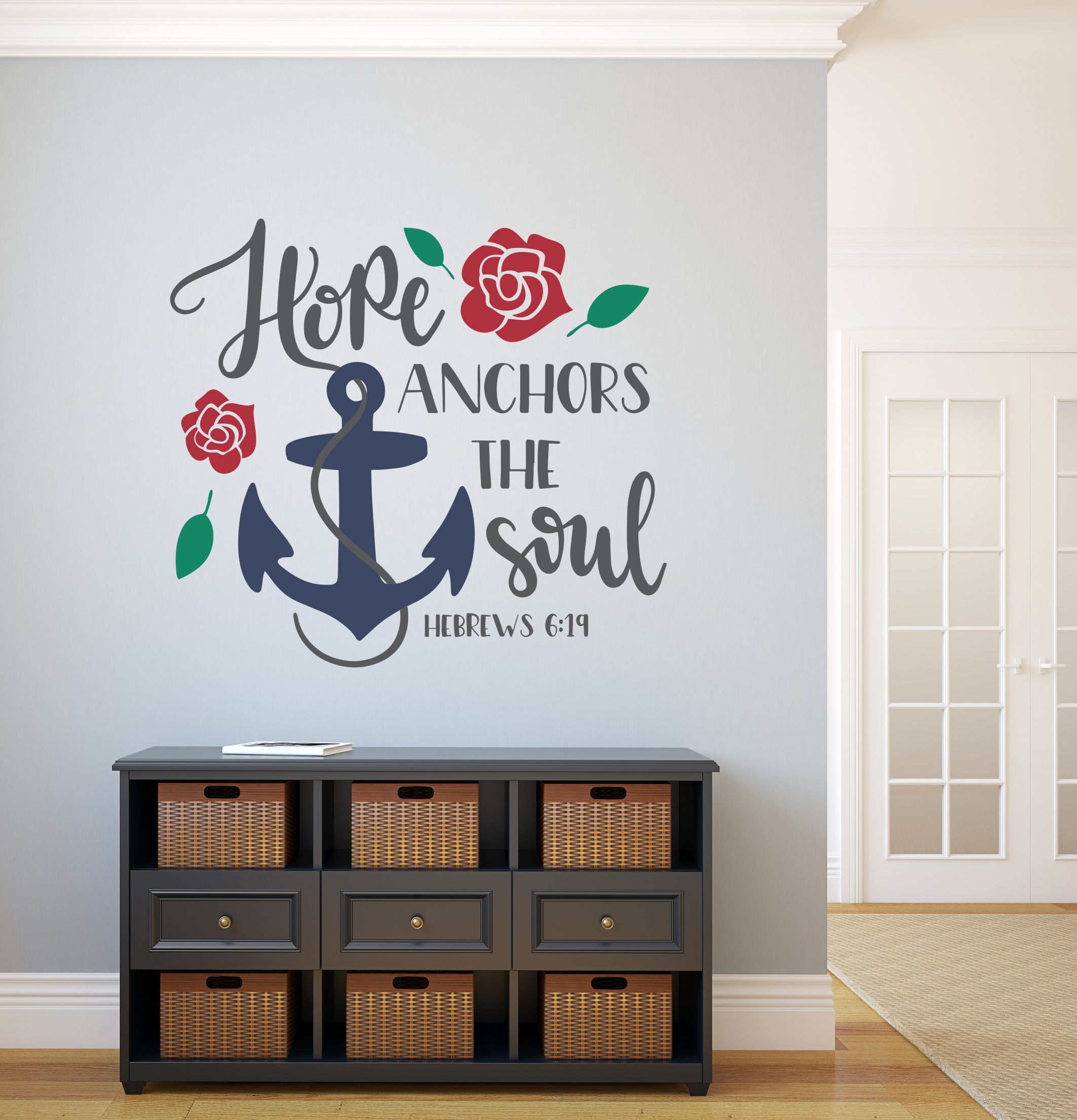 Latest Faith, Hope, Love Raised Sign Wall Decor With Hope Anchors The Soul, Christian Wall Decal, Hebrews 6 19, Christian (View 14 of 20)