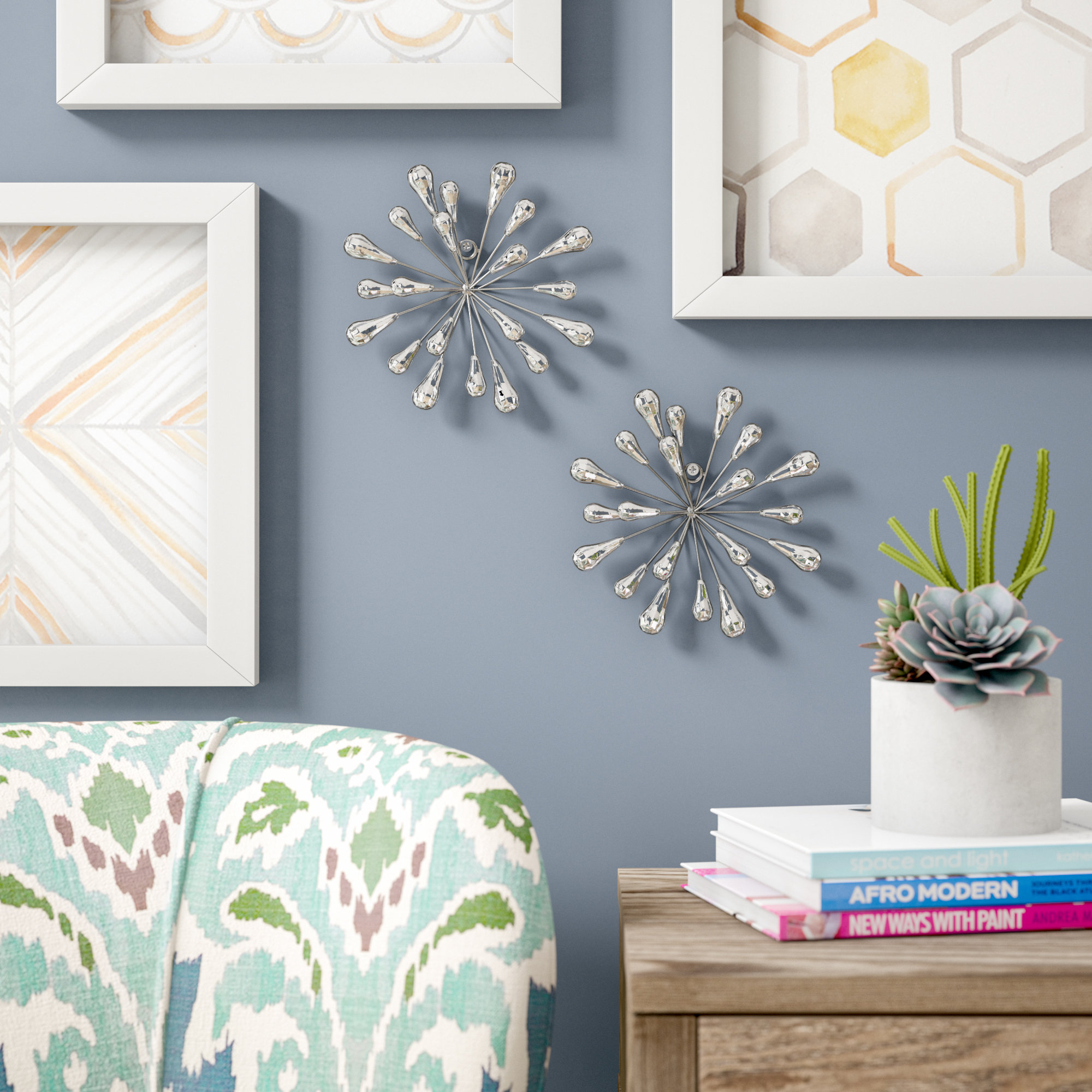 Featured Photo of The 20 Best Collection of 2 Piece Starburst Wall Decor Sets