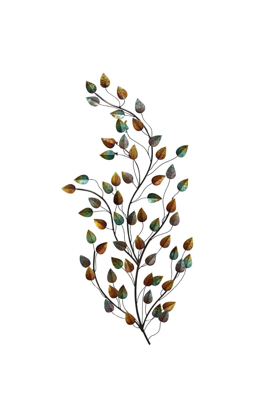 Most Recent Stratton Home Décor Grand Blowing Leaves Wall Decor In Multi In Blowing Leaves Wall Decor (View 15 of 20)