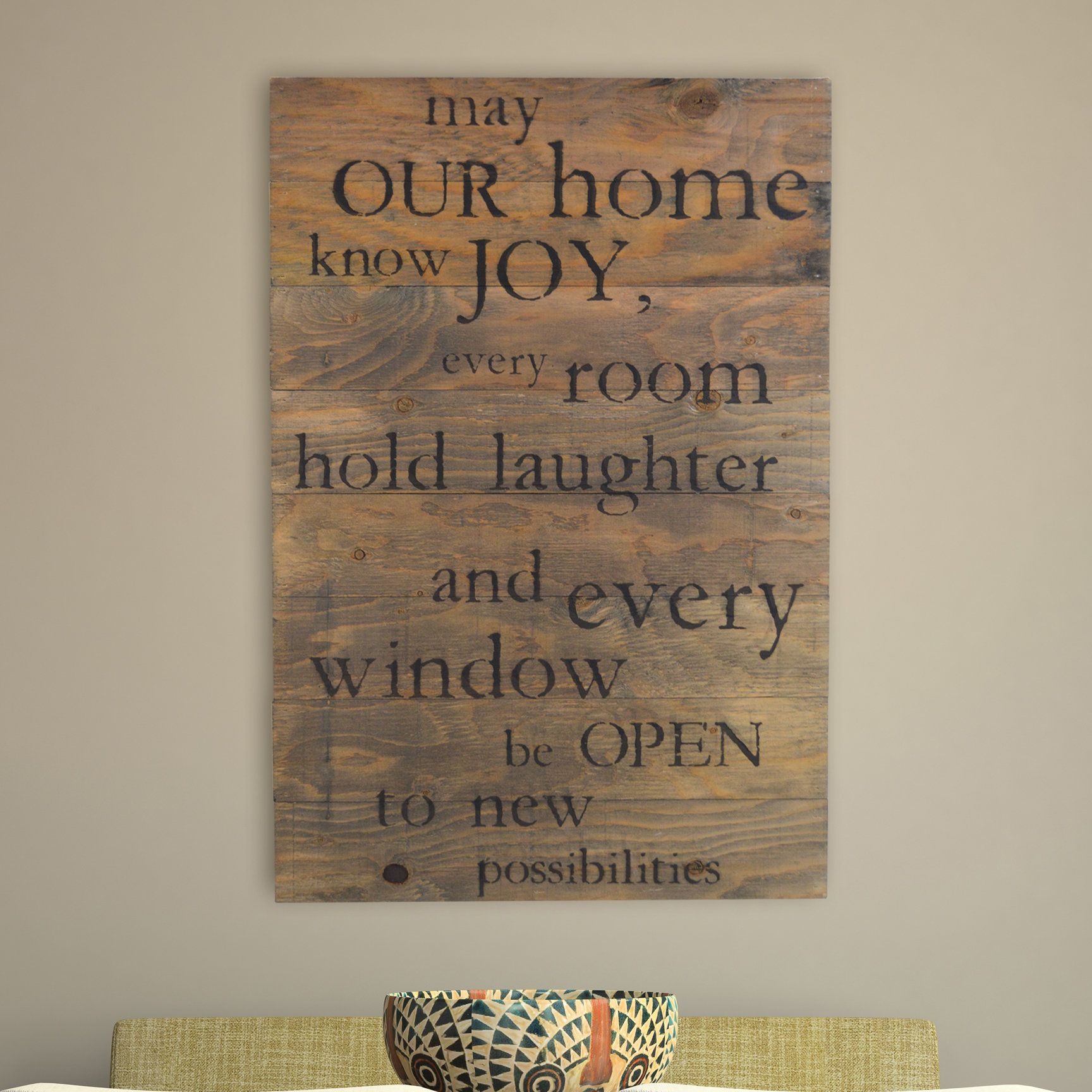 2020 Firesidehome In A Word "may Our Home Know Joy, Every Room Hold With In A Word "welcome" Wall Decor By Fireside Home (View 3 of 20)