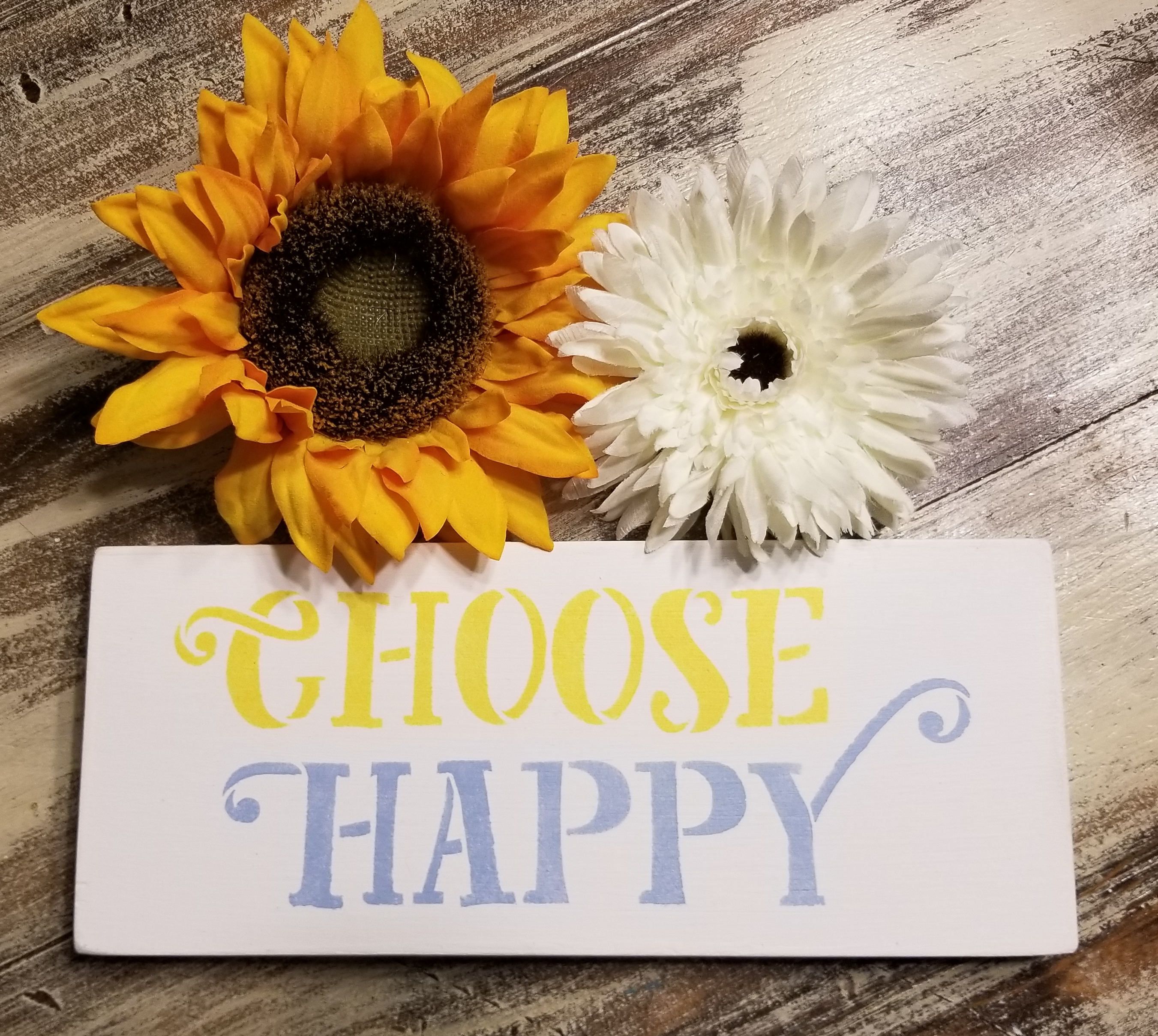 Choose Happy Wood Wall Decor Inside Trendy Choose Happy Wall Sign Wall Decor Wood Wall Art Home (View 13 of 20)
