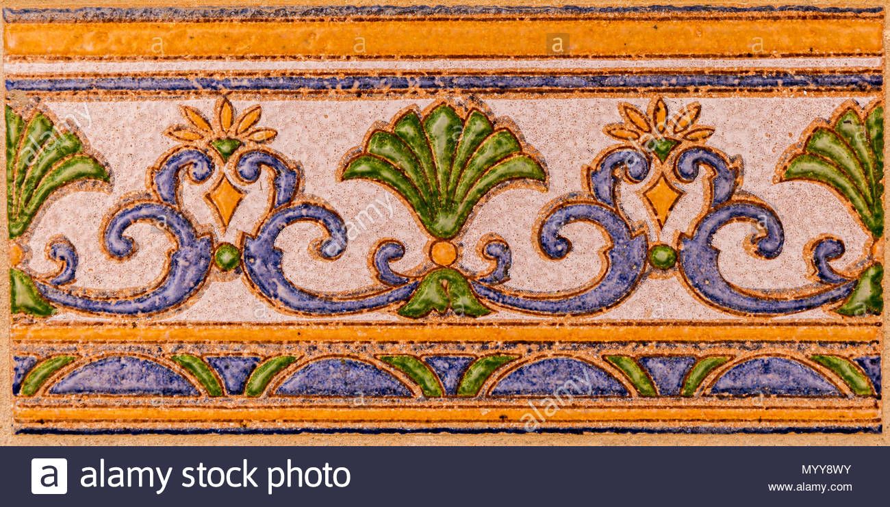 Most Recently Released Spanish Ornamental Wall Decor With Traditional Ornamental Spanish Decorative Tiles, Original Ceramic (View 17 of 20)