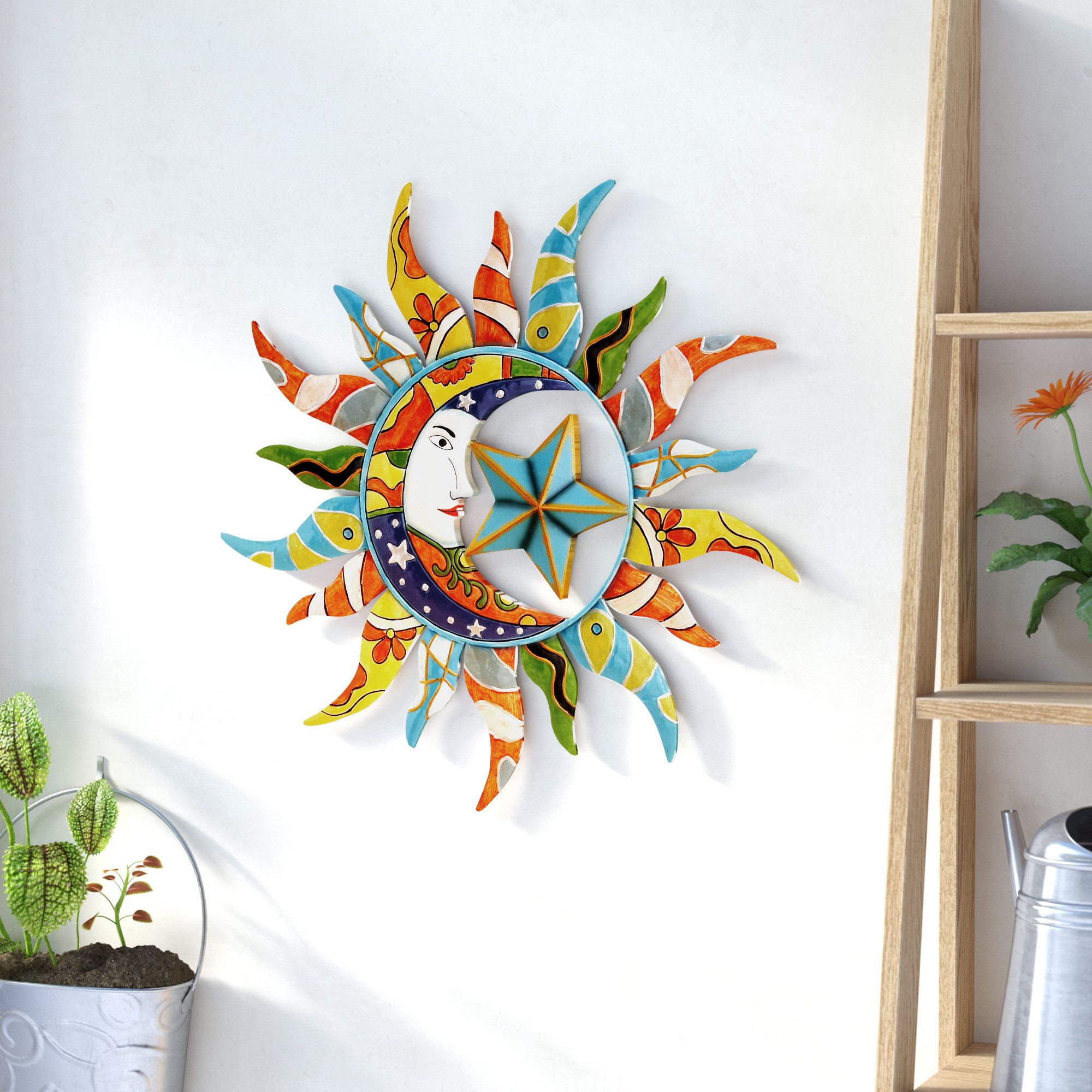 Featured Photo of 20 Best Nature Metal Sun Wall Decor