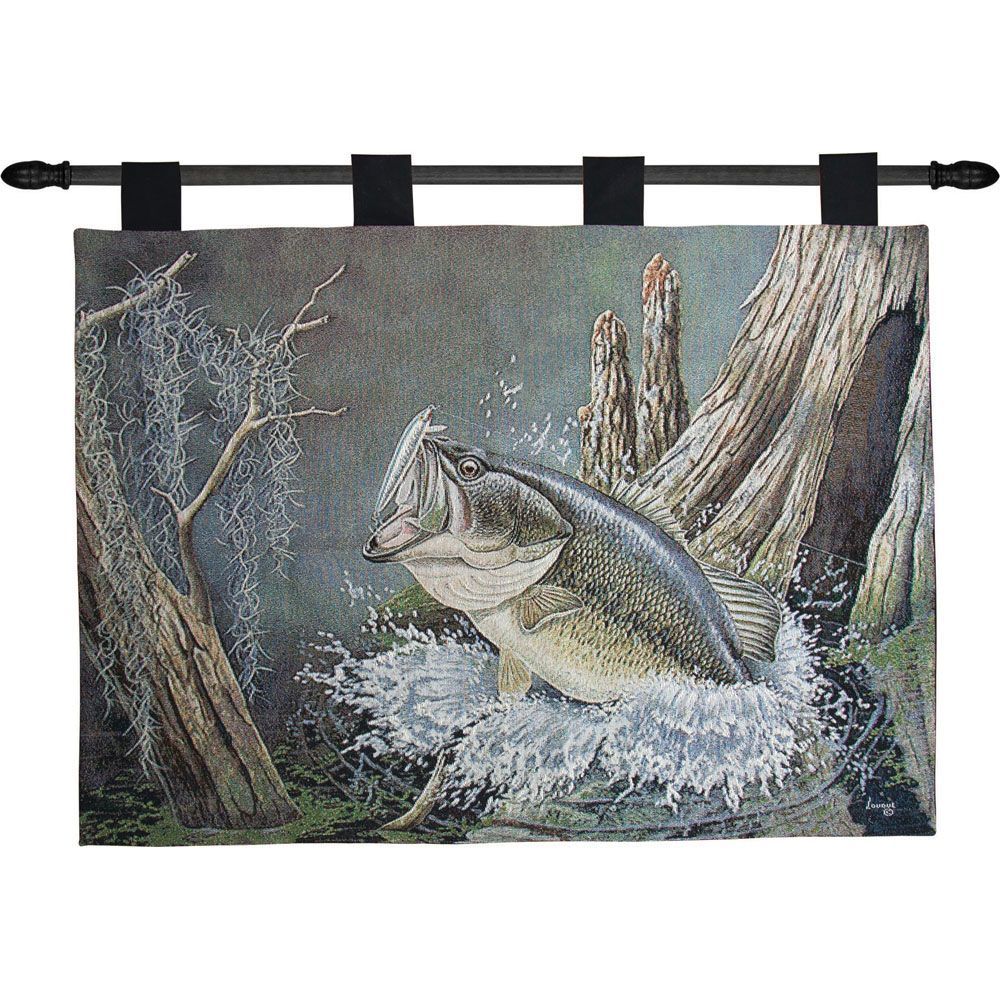 Bass Lake Tapestry Wall Hanging Throughout Most Up To Date Blended Fabric Lago Di Como Ii Wall Hangings (View 1 of 20)
