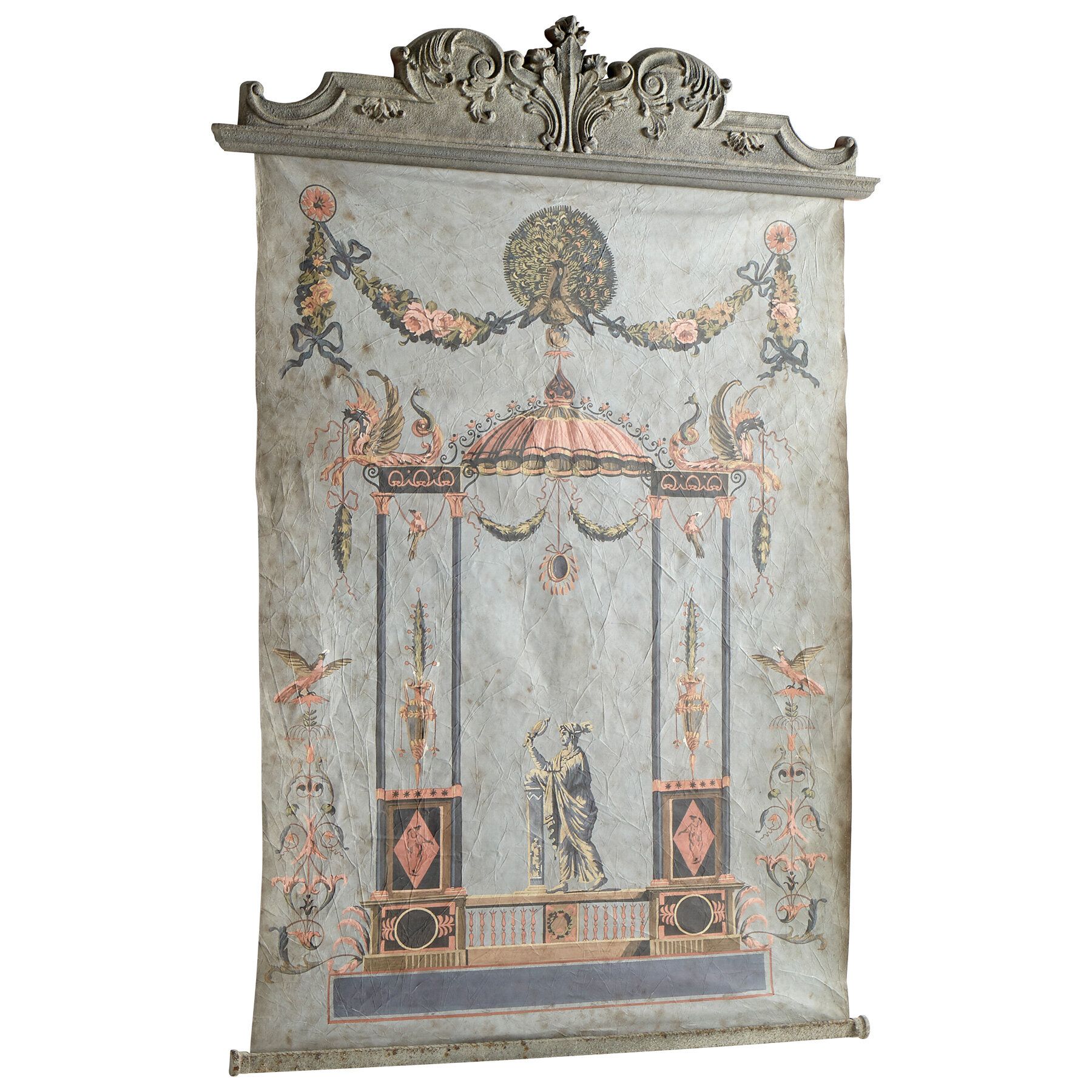 Blended Fabric Ethereal Days Chinoiserie Wall Hanging With Rod Intended For Most Recently Released Blended Fabric Ethereal Days Chinoiserie Wall Hangings With Rod (View 1 of 20)
