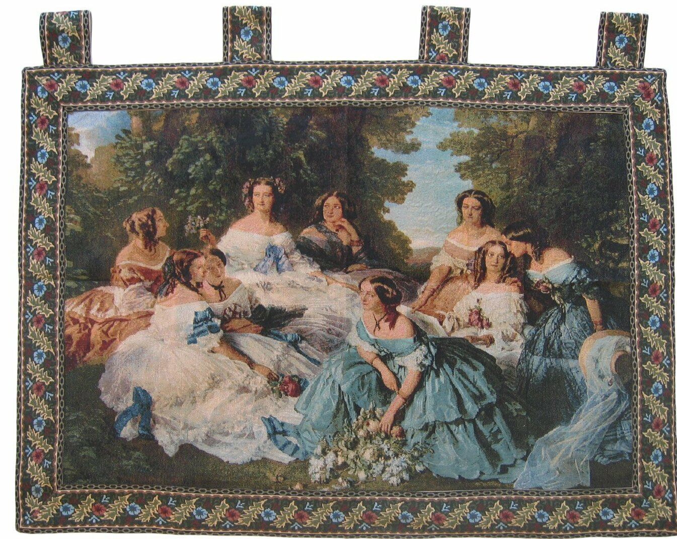 Classic French Rococo Woven Tapestry With Regard To Newest Blended Fabric Classic French Rococo Woven Tapestries (View 1 of 20)