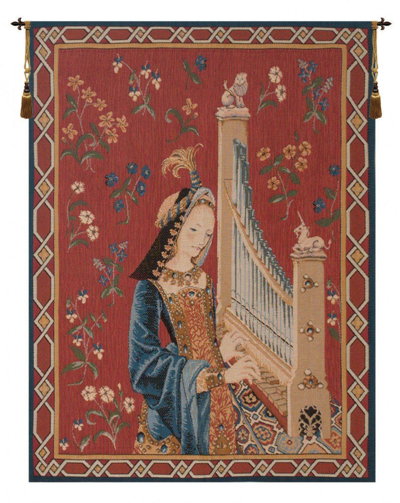 Dame A La Licorne I Tapestry Inside 2017 Dame A La Licorne I Tapestries (View 6 of 20)