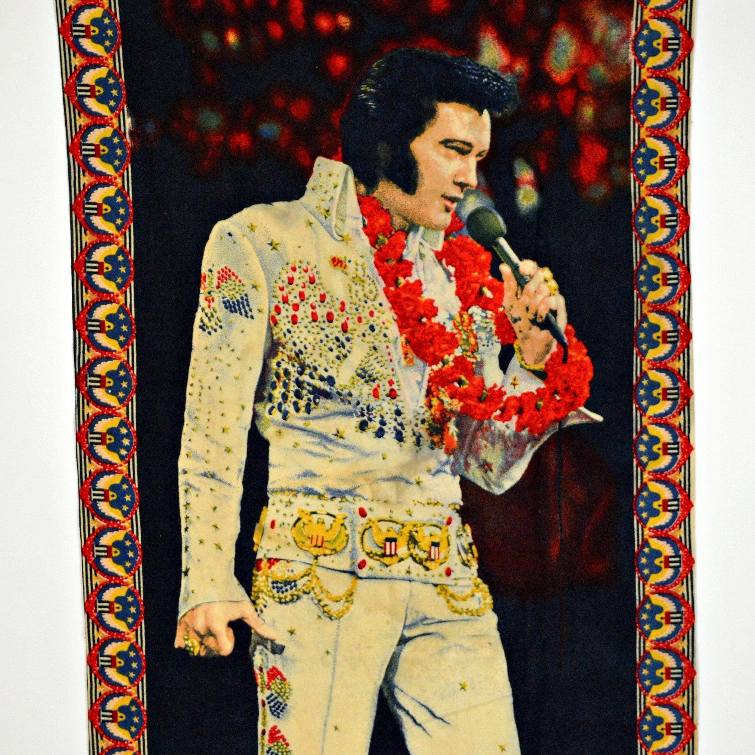 Elvis Wall Hanging Elvis Presley 1970s Elvis King Of Rock Within Most Recently Released Blended Fabric Italian Wall Hangings (View 15 of 20)