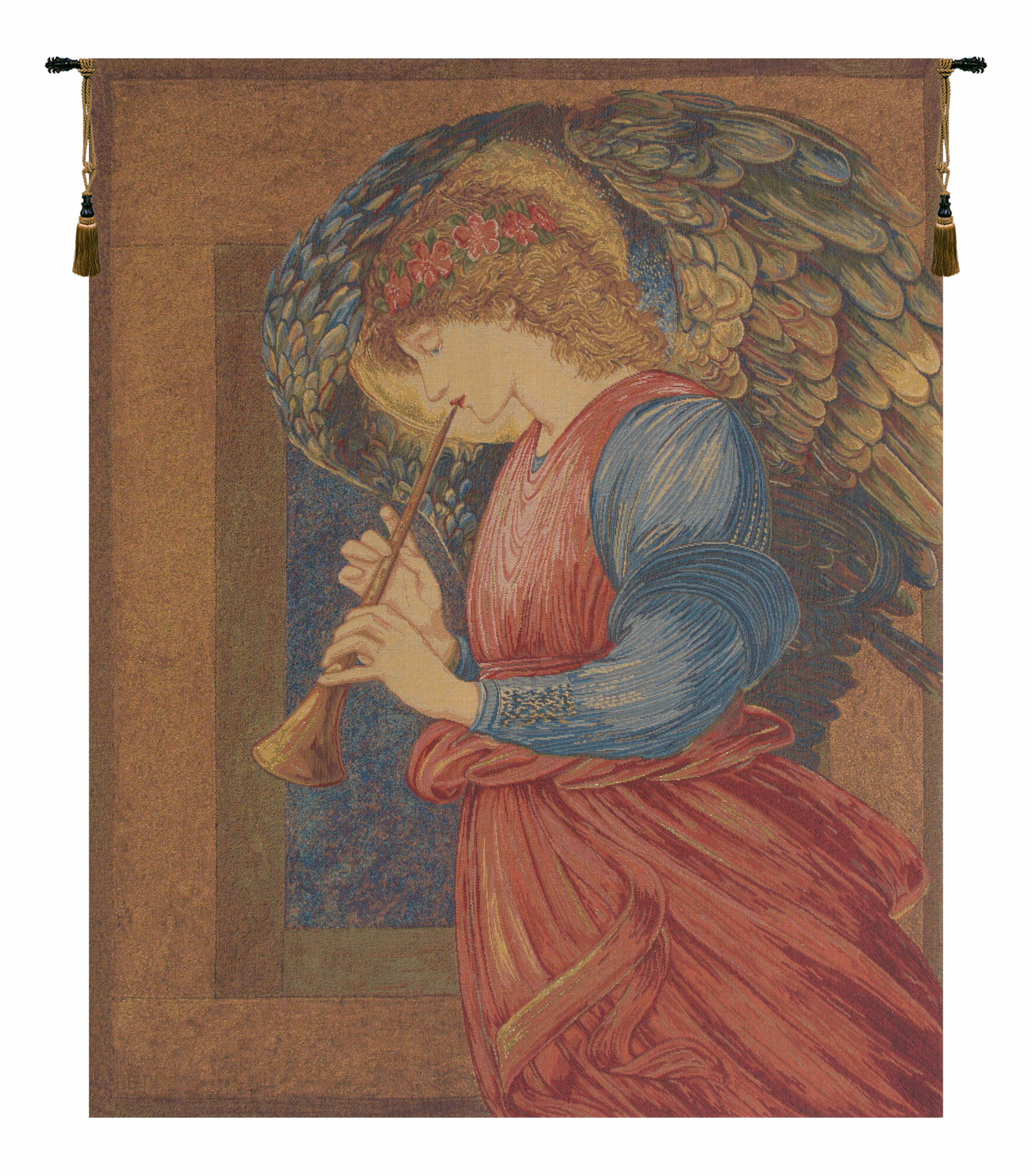 Flageolet Angel European Wall Hanging Inside Most Recent Blended Fabric Aladin European Wall Hangings (Gallery 1 of 20)