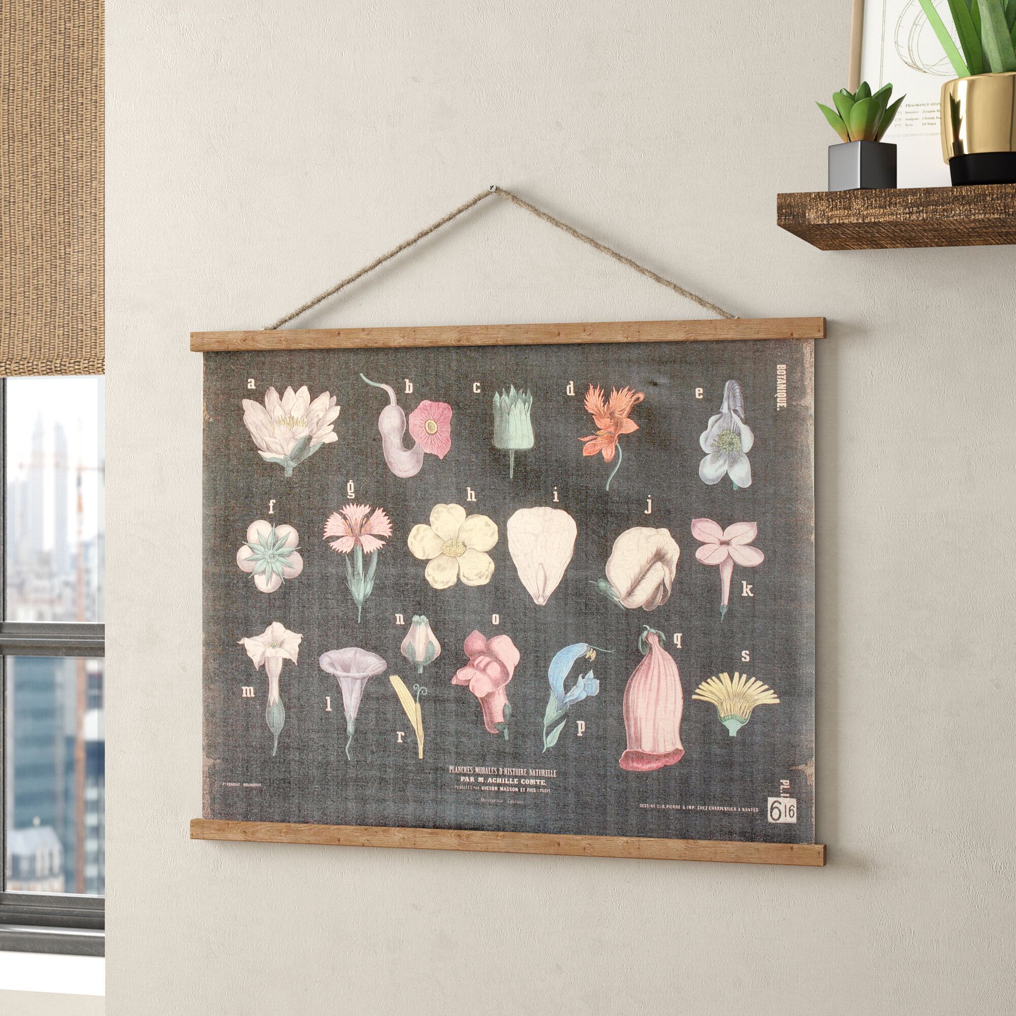 Floral & Botanical Tapestries You'll Love In 2021 | Wayfair Intended For Recent Blended Fabric Havenwood Chinoiserie Tapestries Rod Included (View 20 of 20)