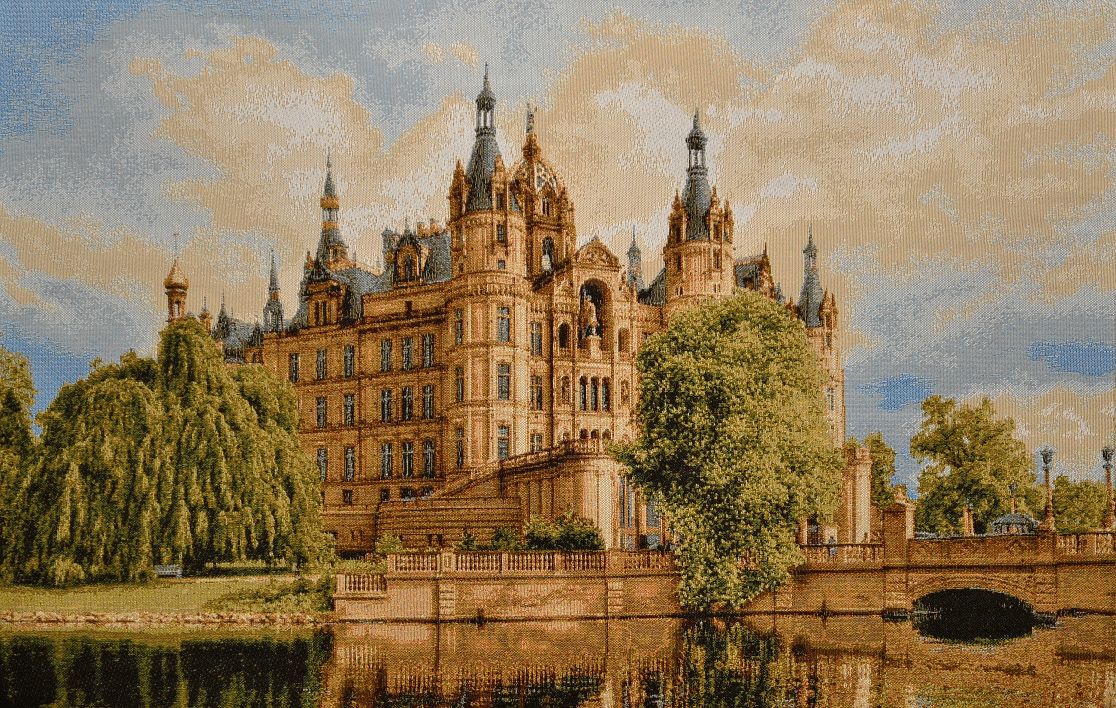 French Castle Tapestry – Chambord Castle Ii, H28" X W43" Throughout Most Recently Released Chambord Castle I European Wall Hangings (View 5 of 20)