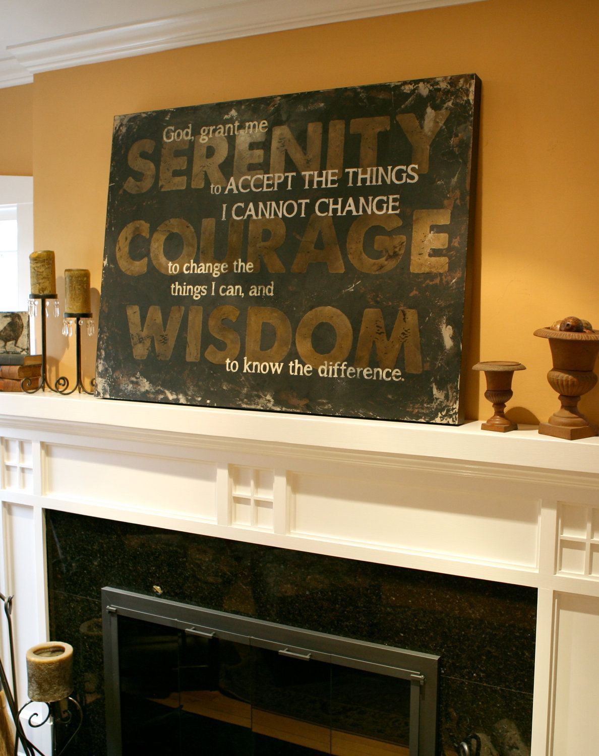 Full Serenity Prayer Wall Decal Firefighter Sticker Design Pertaining To Current A Fireman Prayer Wall Hangings (Gallery 19 of 20)