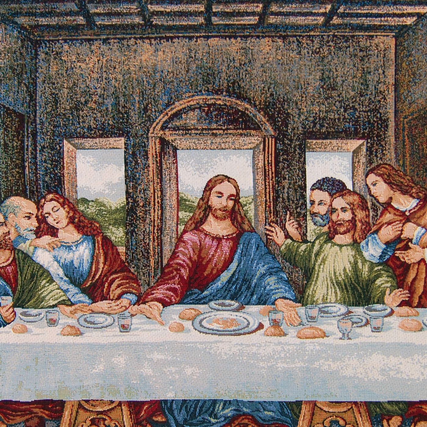 Last Supper (leonardo Da Vinci) – Religious – Wall Pertaining To 2018 Blended Fabric Leonardo Davinci The Last Supper Wall Hangings (View 9 of 20)