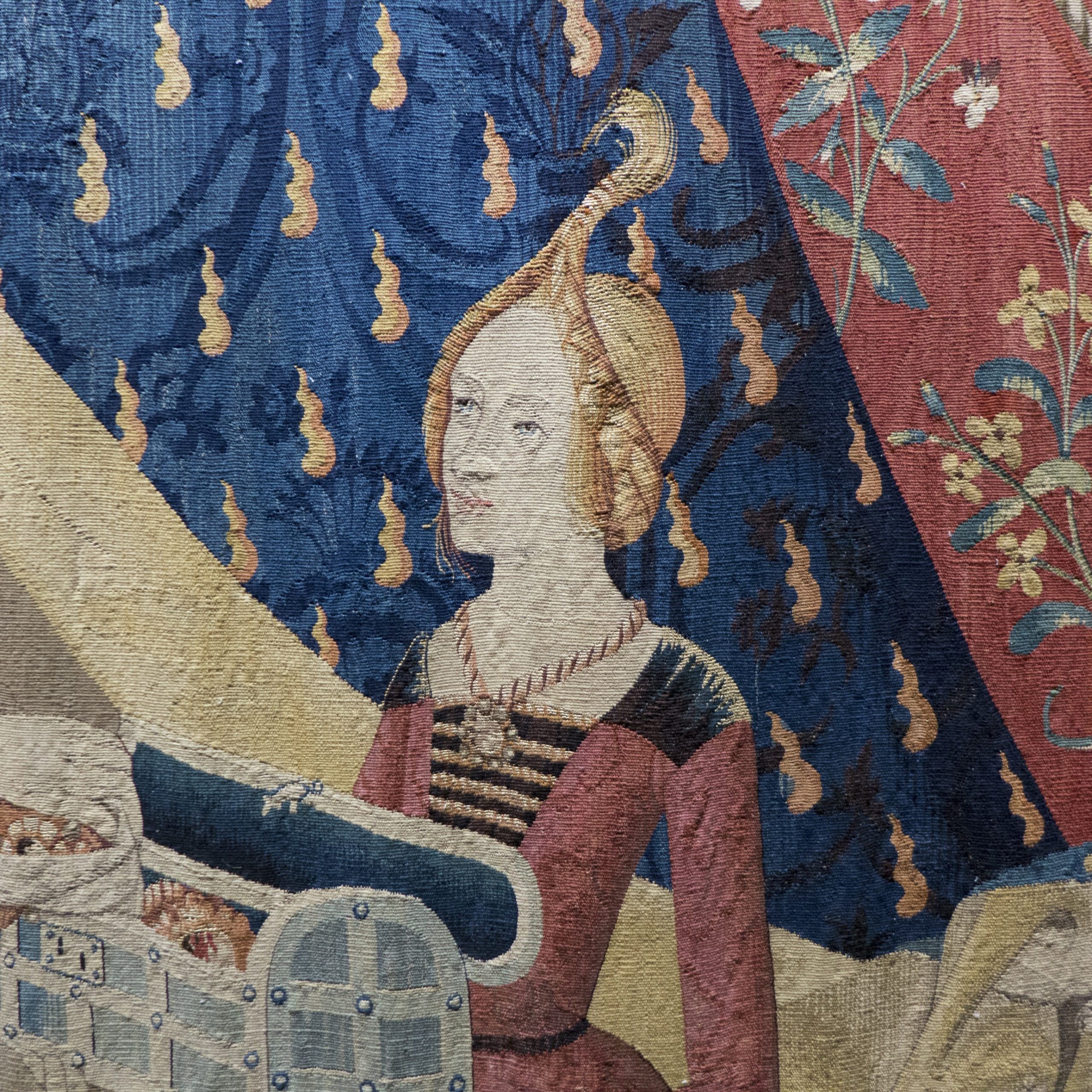 Musée De Cluny: La Dame À La Licorne « Supernaut Intended For Most Up To Date Dame A La Licorne I Tapestries (View 16 of 20)