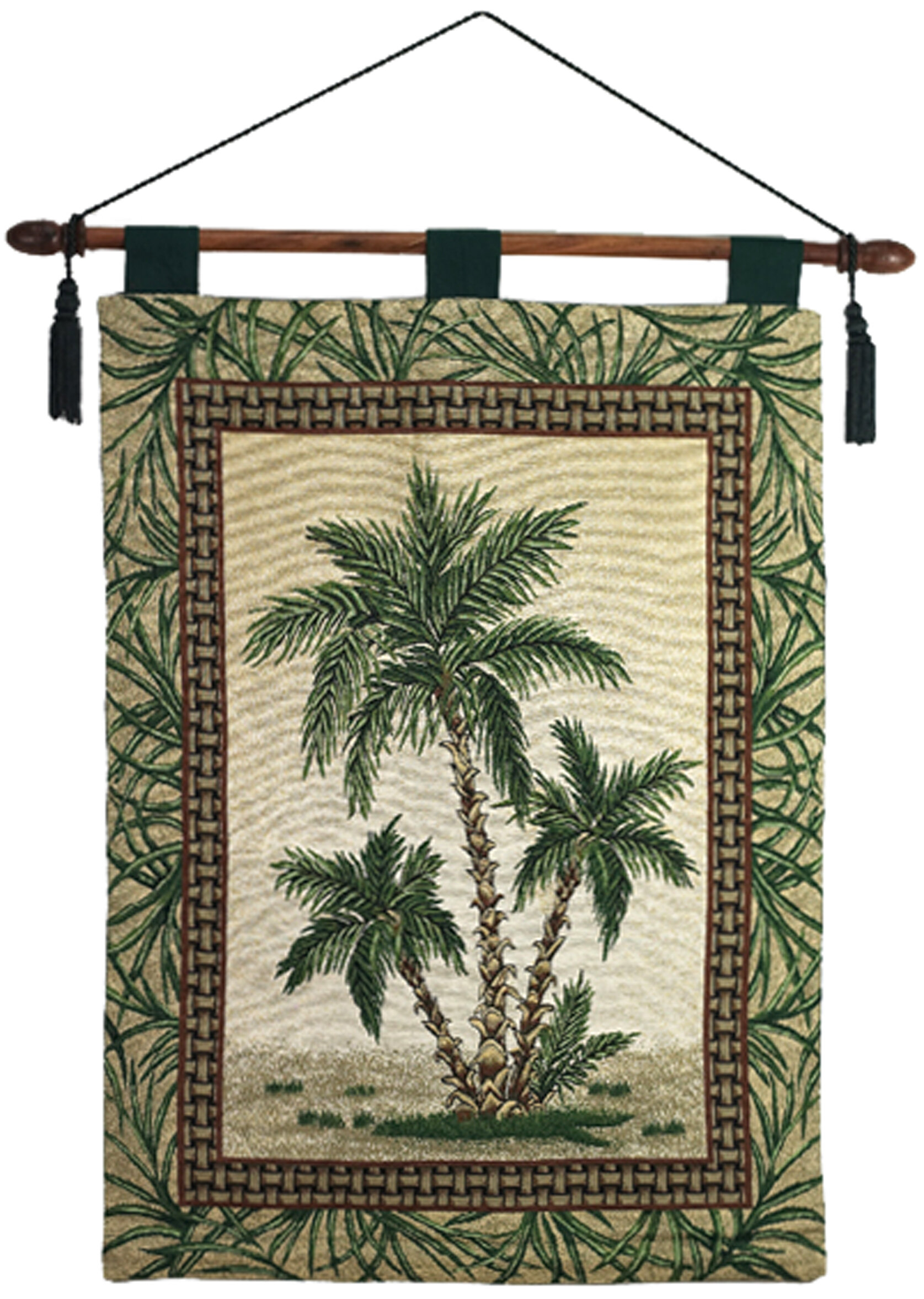 Featured Photo of The 20 Best Collection of Blended Fabric Palm Tree Wall Hangings