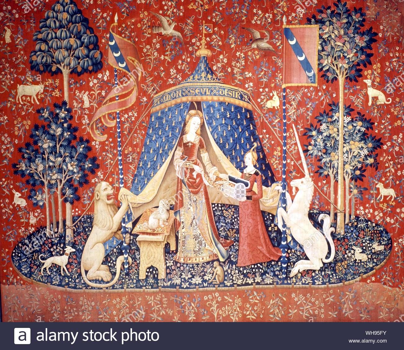 Tapestry: C.1509 13. La Dame A La Licorne (View 9 of 20)