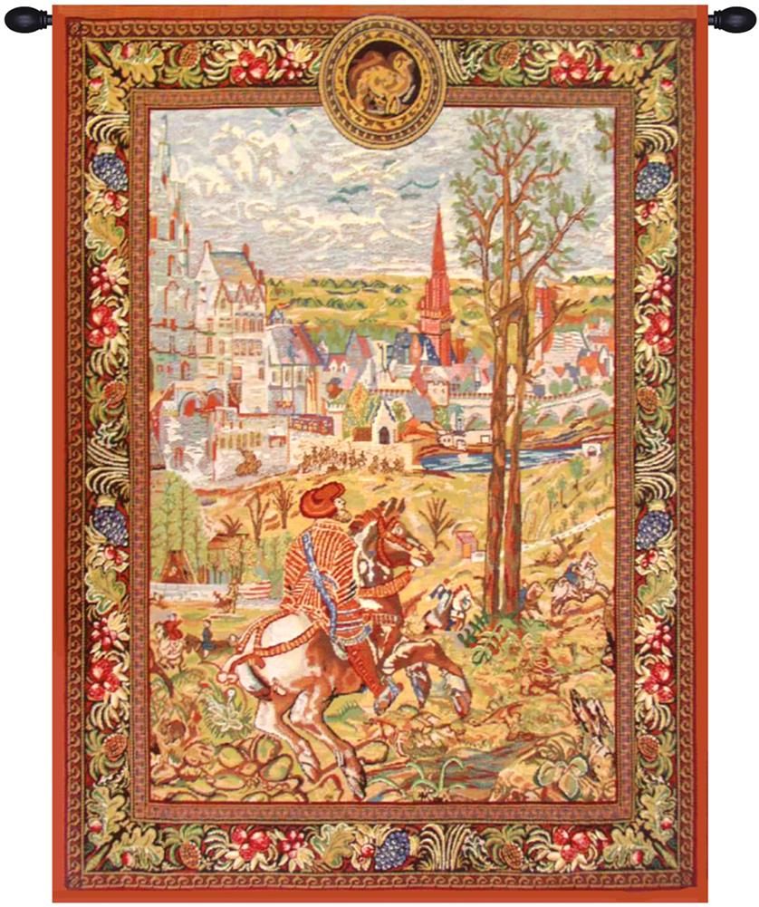 "vieux Brussels (left Side) Tapestry Wholesale B – H 29 X W 21 Wall  Tapestry" – Walmart Throughout Most Current Blended Fabric Vieux Brussels Wall Hangings (View 4 of 20)
