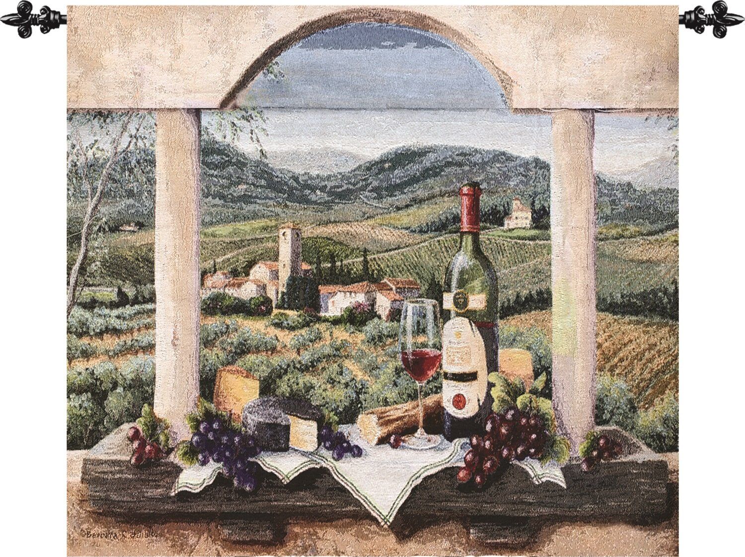 Vin De Provence Tapestry Within Most Recently Released Blended Fabric Autumn Tranquility Verse Wall Hangings (View 9 of 20)