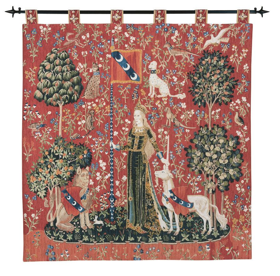 Wall Hanging Tapestries For 2018 Dame A La Licorne I Tapestries (View 14 of 20)