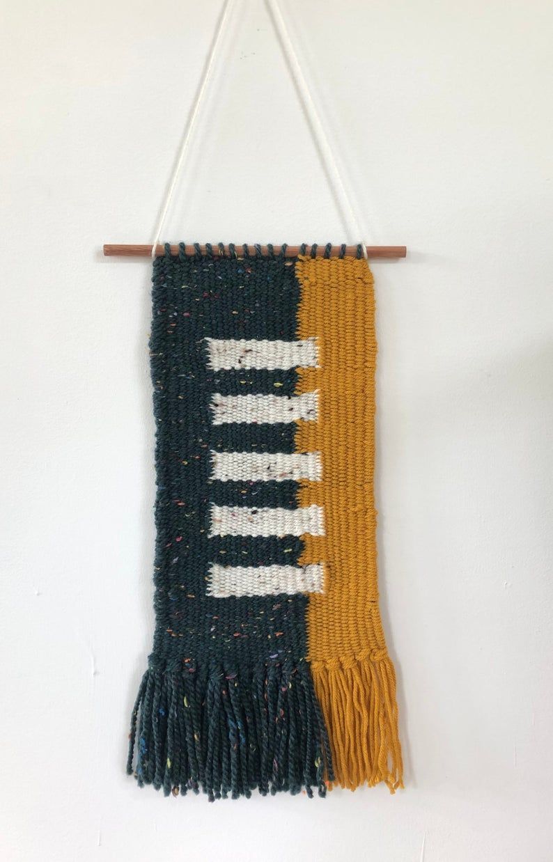 Weaving Wall Hanging, Handmade Tapestry Pertaining To Most Recently Released Hand Woven Wall Hangings (View 18 of 20)