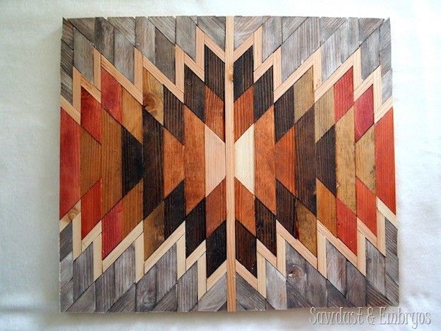 11 Creative Wood Wall Art Ideas | Weekend Diy Projects Pertaining To 2017 Minimalist Wood Wall Art (View 4 of 20)