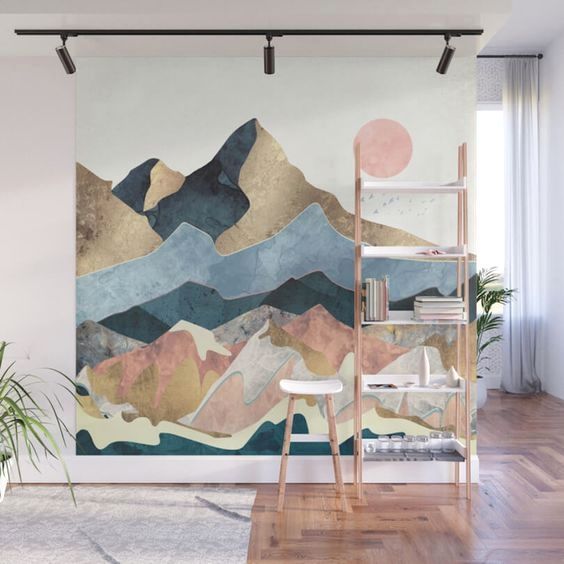 14 Striking Wall Design Ideas To Get Your Creativity Pertaining To Most Recently Released Amber Dusk Wall Art (View 6 of 20)