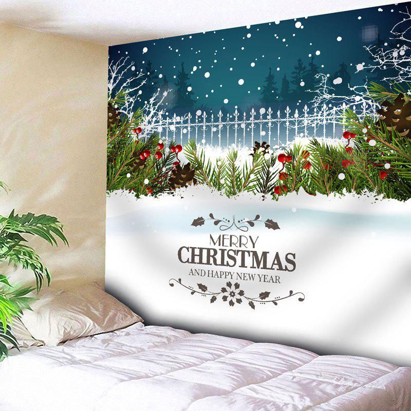 [17% Off] 2020 Wall Art Christmas Snow Graphic Tapestry In Pertaining To Most Recent Snow Wall Art (View 6 of 20)