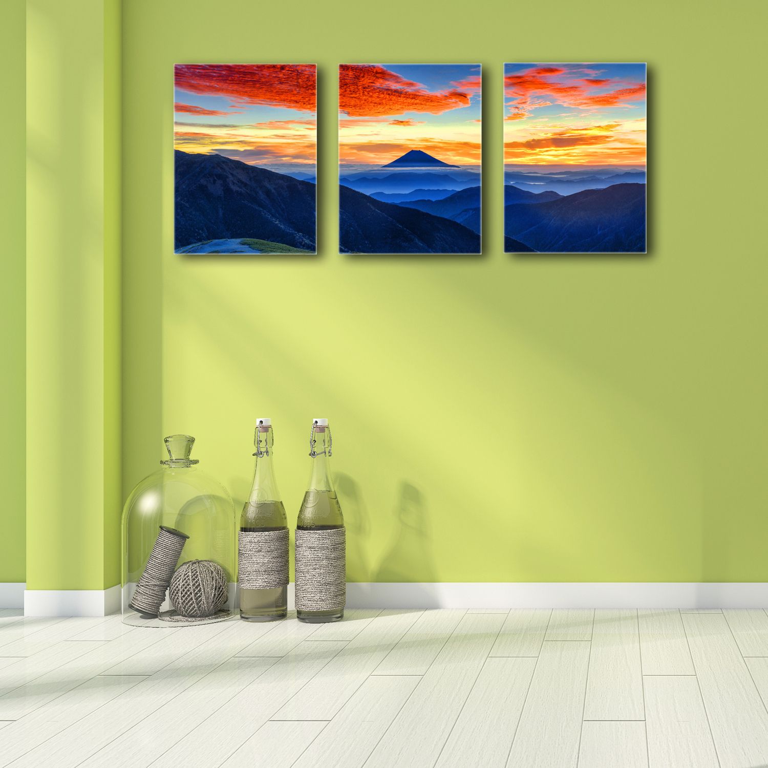 3 Panels 30x40cm Modern Home Office Wall Art Canvas For Latest Natural Framed Art Prints (View 2 of 20)