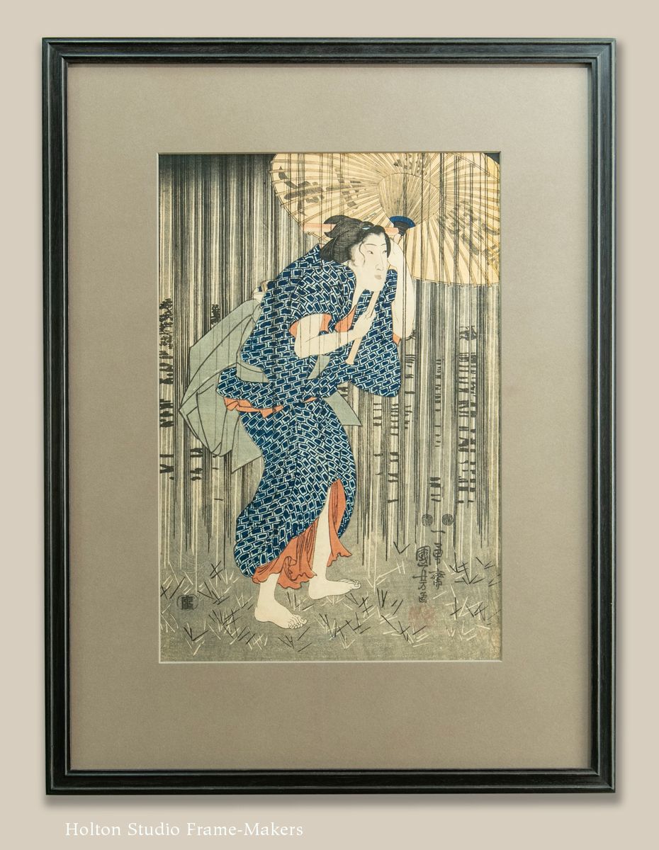 A Natural Harmony: Framing 19th Century Japanese Prints Pertaining To Most Current Natural Framed Art Prints (View 4 of 20)