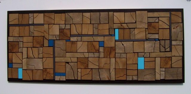 Abstract Wood Wall Art – Modern – Other Metro  Scape Intended For Newest Abstract Wood Wall Art (View 14 of 20)
