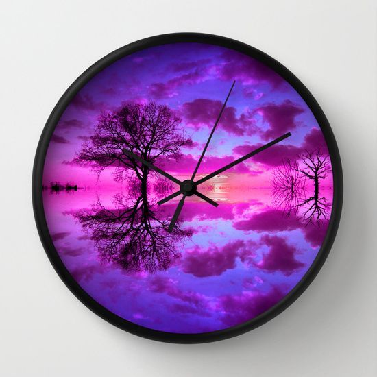 Before Midnight Wall Clockharoulita | Society6 | Wall With Best And Newest Midnight Wall Art (Gallery 20 of 20)