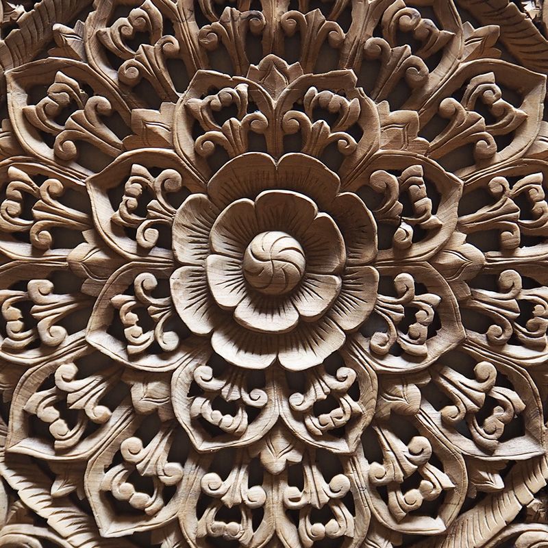 Buy Balinese Hand Carved Wood Wall Art Panel Online Pertaining To Best And Newest Landscape Wood Wall Art (View 2 of 20)