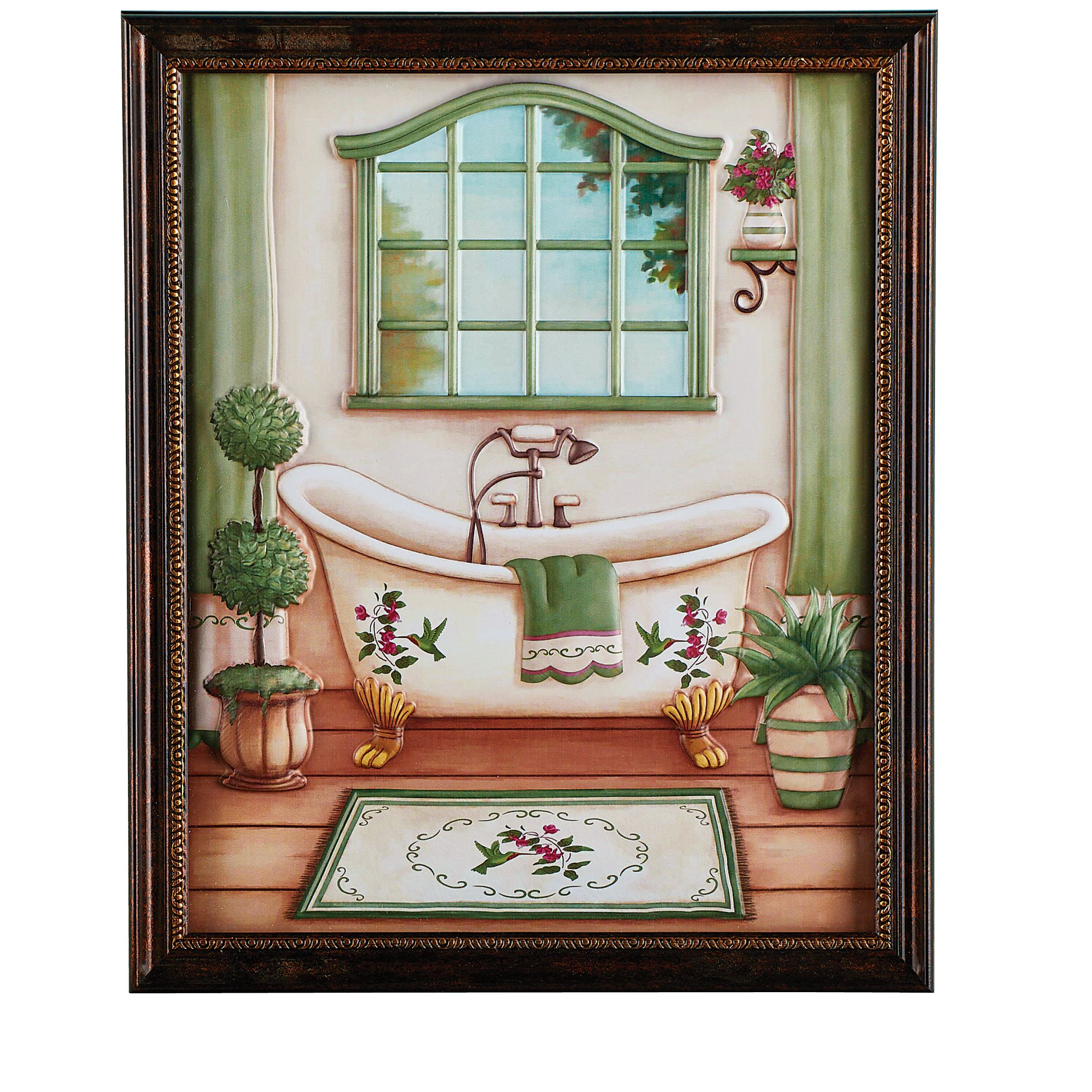 Charming & Cool Vintage Bathroom Framed Wall Art Picture Within 2018 Sunshine Framed Art Prints (View 5 of 20)