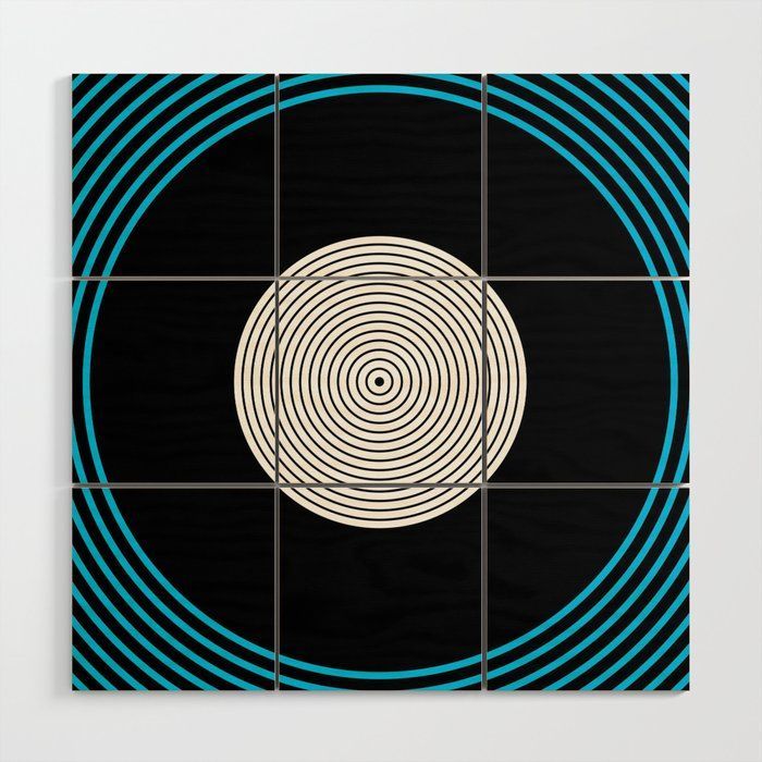 Colour Pop Circles – Turquoise Wood Wall Artlaec Throughout Most Current Pop Art Wood Wall Art (View 3 of 20)