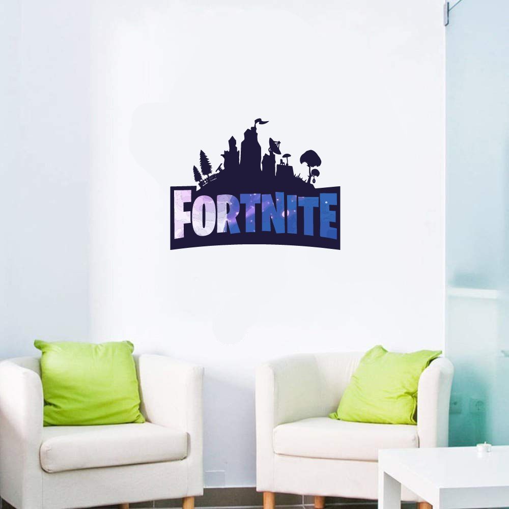 Fortnite Logo Elegant Illustrations Vinyl Decal Design For Best And Newest Stripes Wall Art (View 7 of 20)