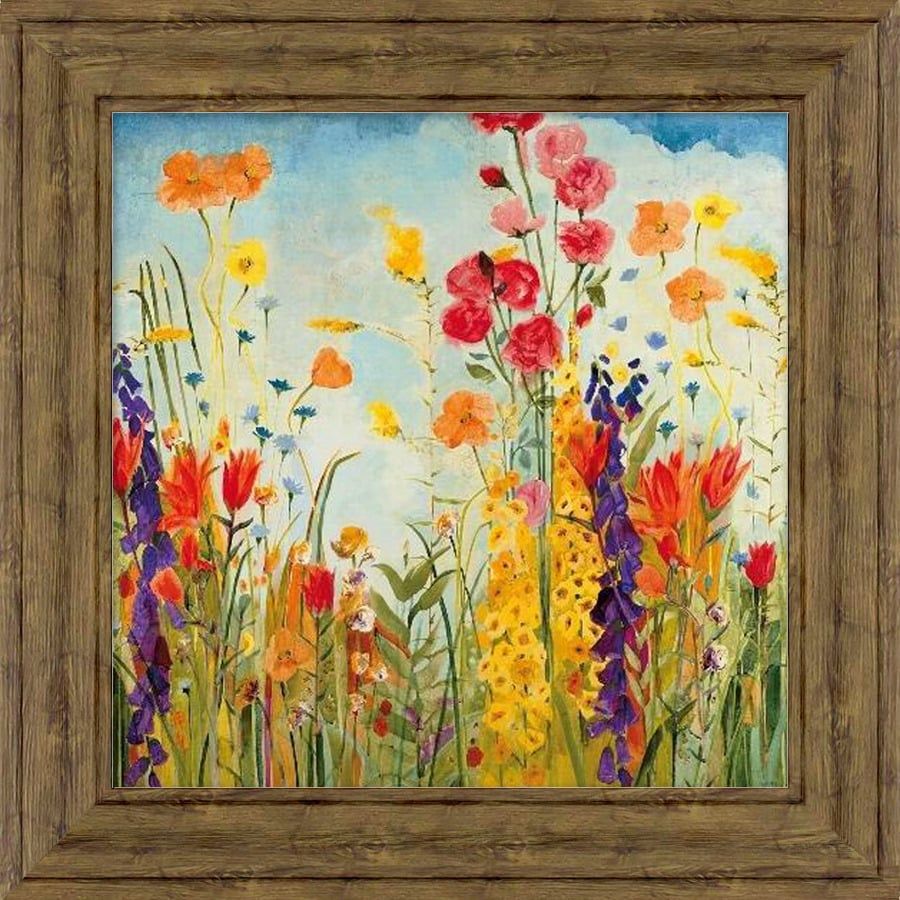 Framed Floral Print At Lowes Pertaining To Current Wall Framed Art Prints (View 10 of 20)