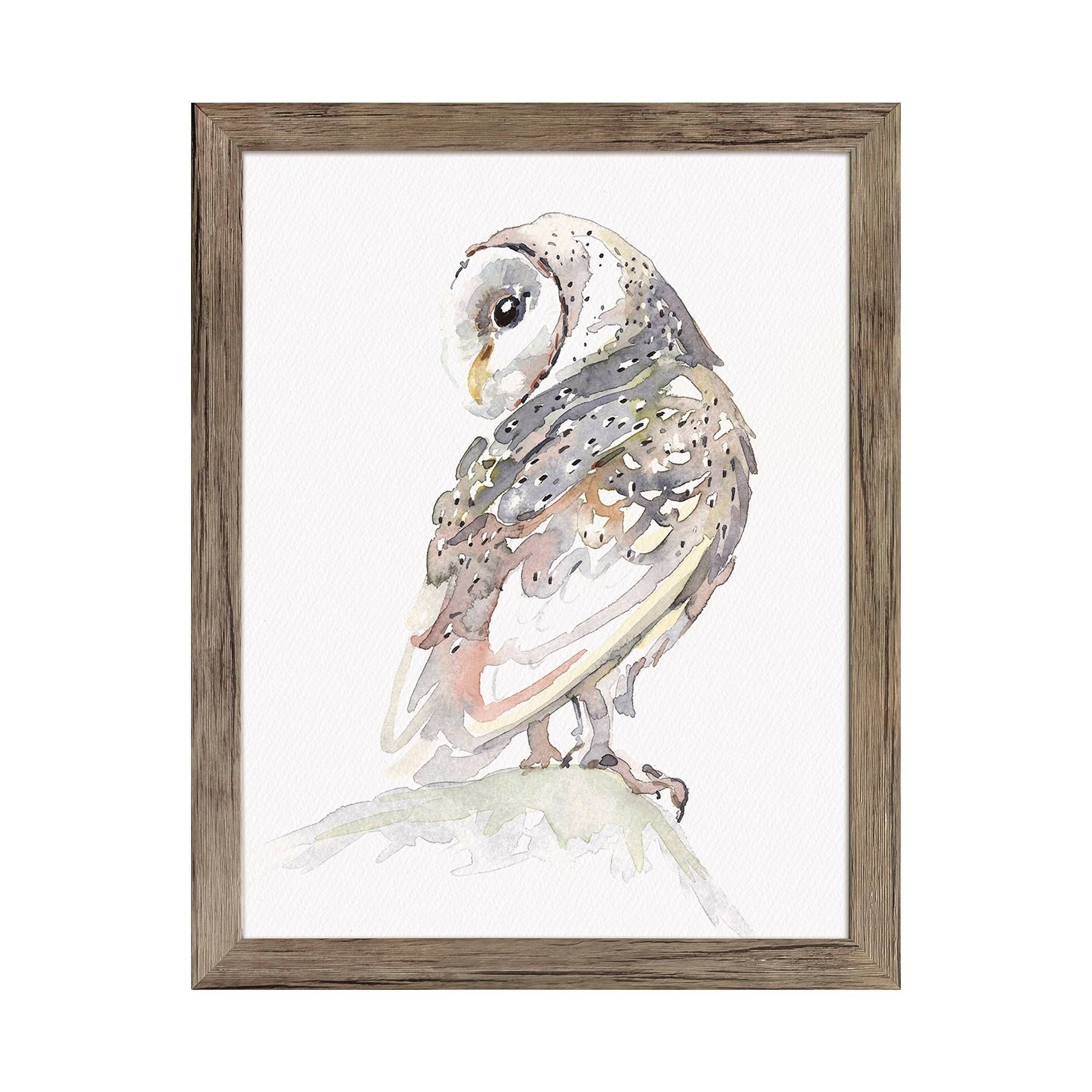 Framed Watercolor Owl 11"x14" – Threshold, $ (View 5 of 20)