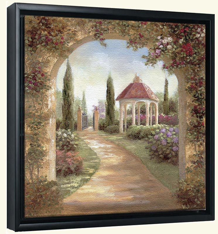 Garden Canvas Art Prints – Garden Art – Framed Or Unframed For Current Landscape Framed Art Prints (View 5 of 20)