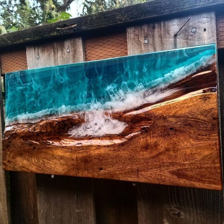 Hawaiian Wood Live Edge Ocean Wall Art | Etsy | Ocean Wall Intended For Most Current Hawaii Wall Art (View 12 of 20)