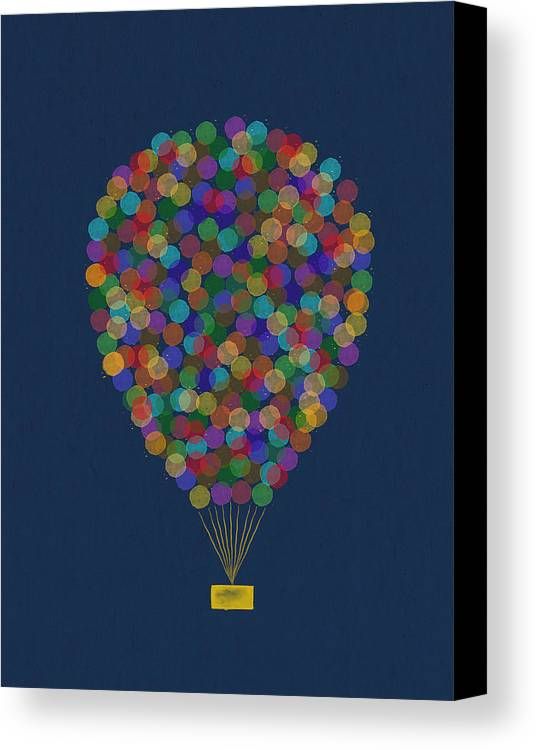 Hot Air Balloon Canvas Print / Canvas Artaged Pixel Intended For Most Popular Balloons Framed Art Prints (View 11 of 20)