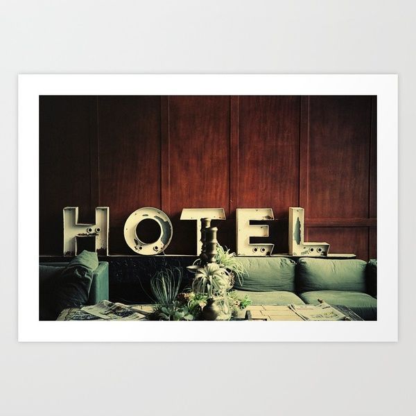 Hotel Art Printaround & Around | Society6 | Art Prints Intended For Most Popular Desert Inn Framed Art Prints (View 10 of 20)
