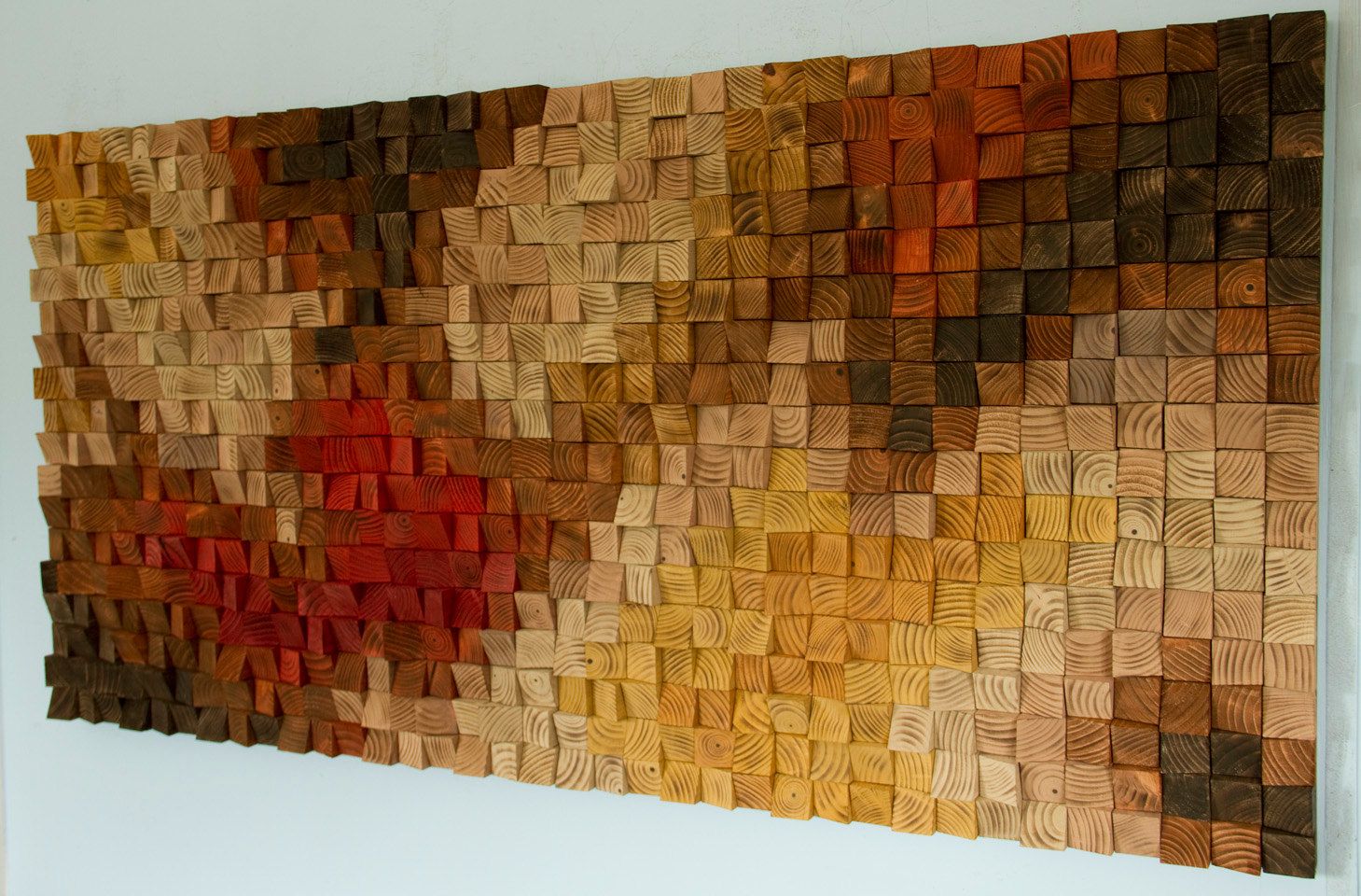 Large Rustic Wood Wall Art, Wood Wall Sculpture, Abstract Within Most Recent Abstract Wood Wall Art (View 7 of 20)