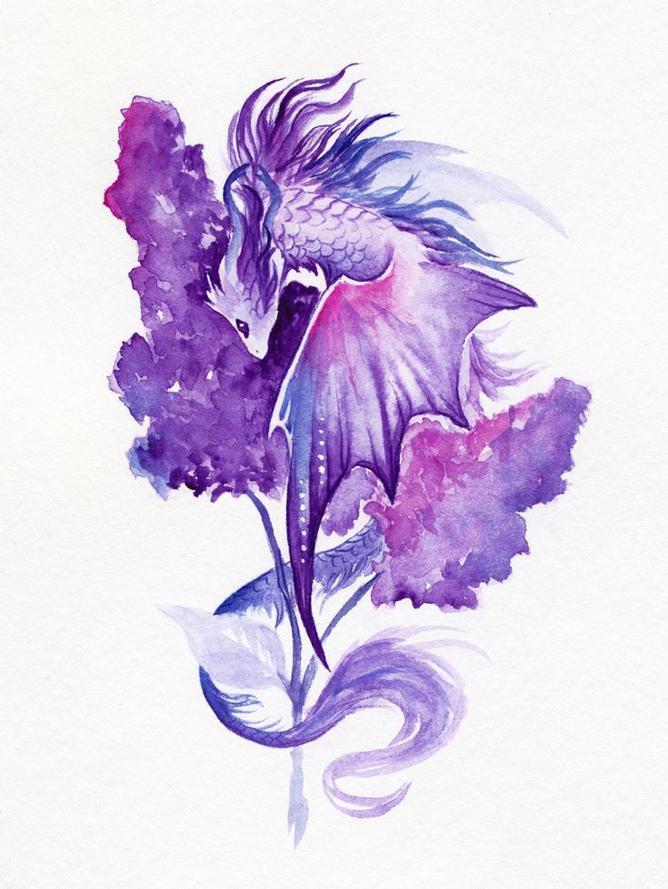 Lilac Dragon Framed Art Printalviaalcedo – Vector For 2018 Dragon Tree Framed Art Prints (View 18 of 20)