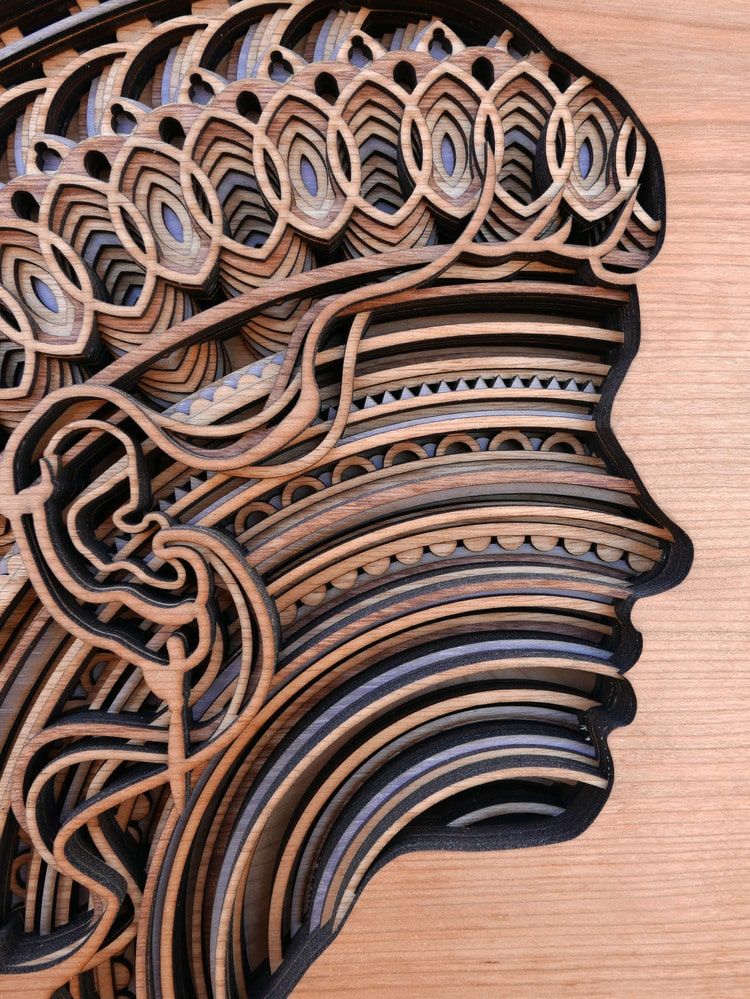 Mesmerizing Laser Cut Wood Wall Art Feature Layers Of Within Newest Minimalist Wood Wall Art (View 9 of 20)