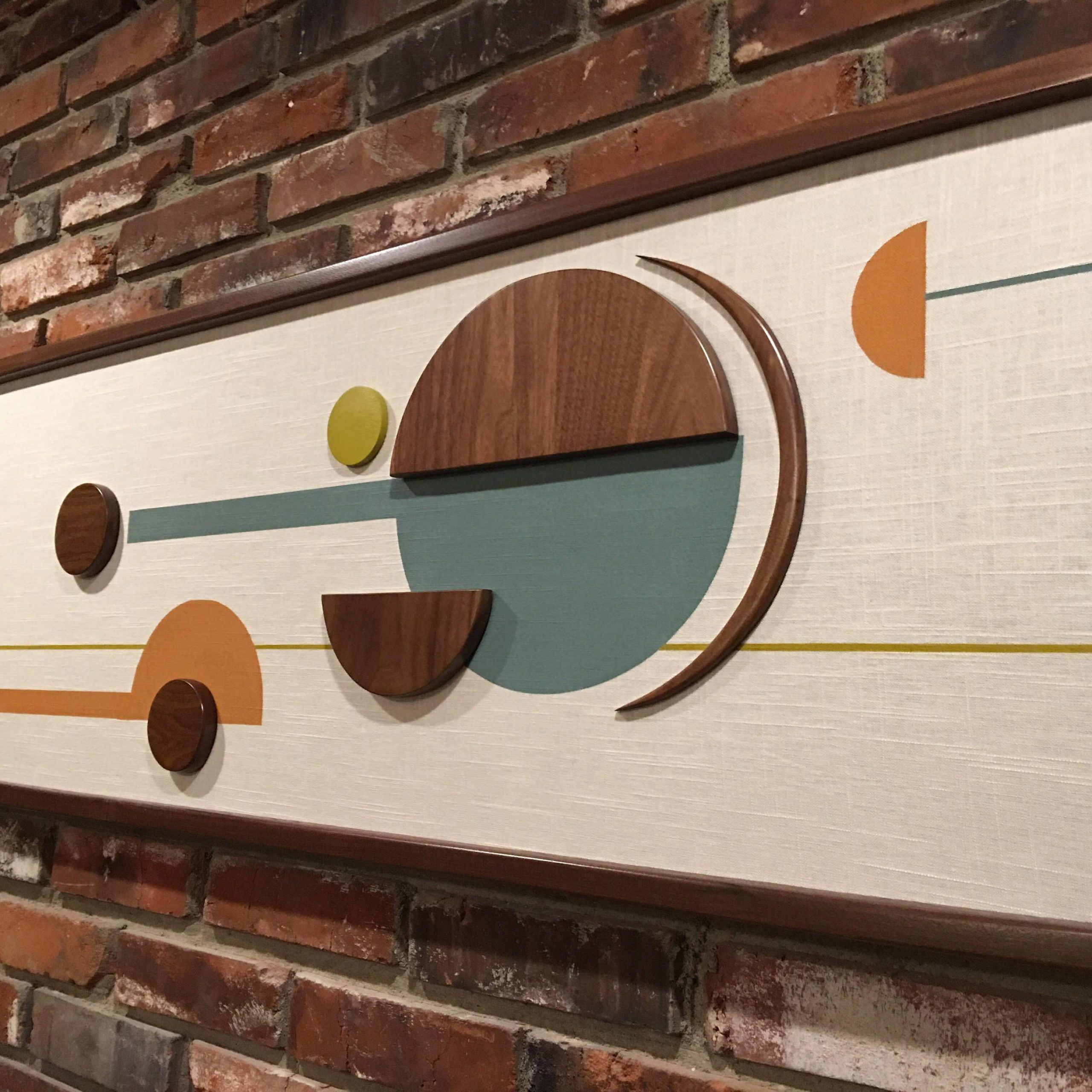 Mid Century Modern Wood Wall Art Witco Inspired Madmen With Most Up To Date Mid Century Modern Wall Art (View 1 of 20)