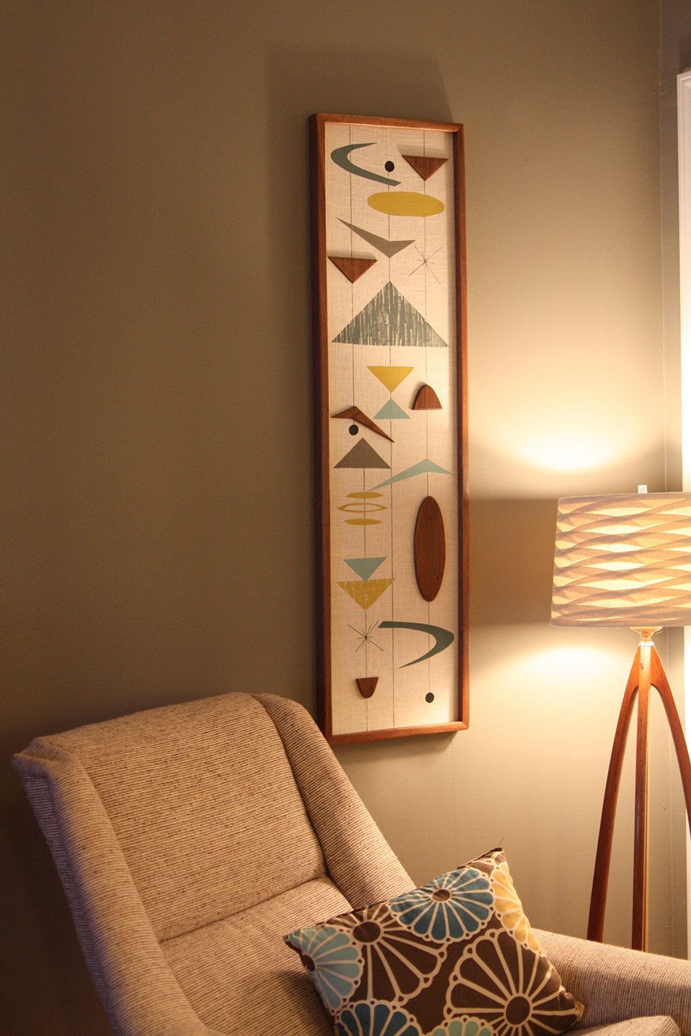 Mid Century Modern Wood Wall Art Witco Inspired Madmen Within Most Up To Date Mid Century Wood Wall Art (View 17 of 20)