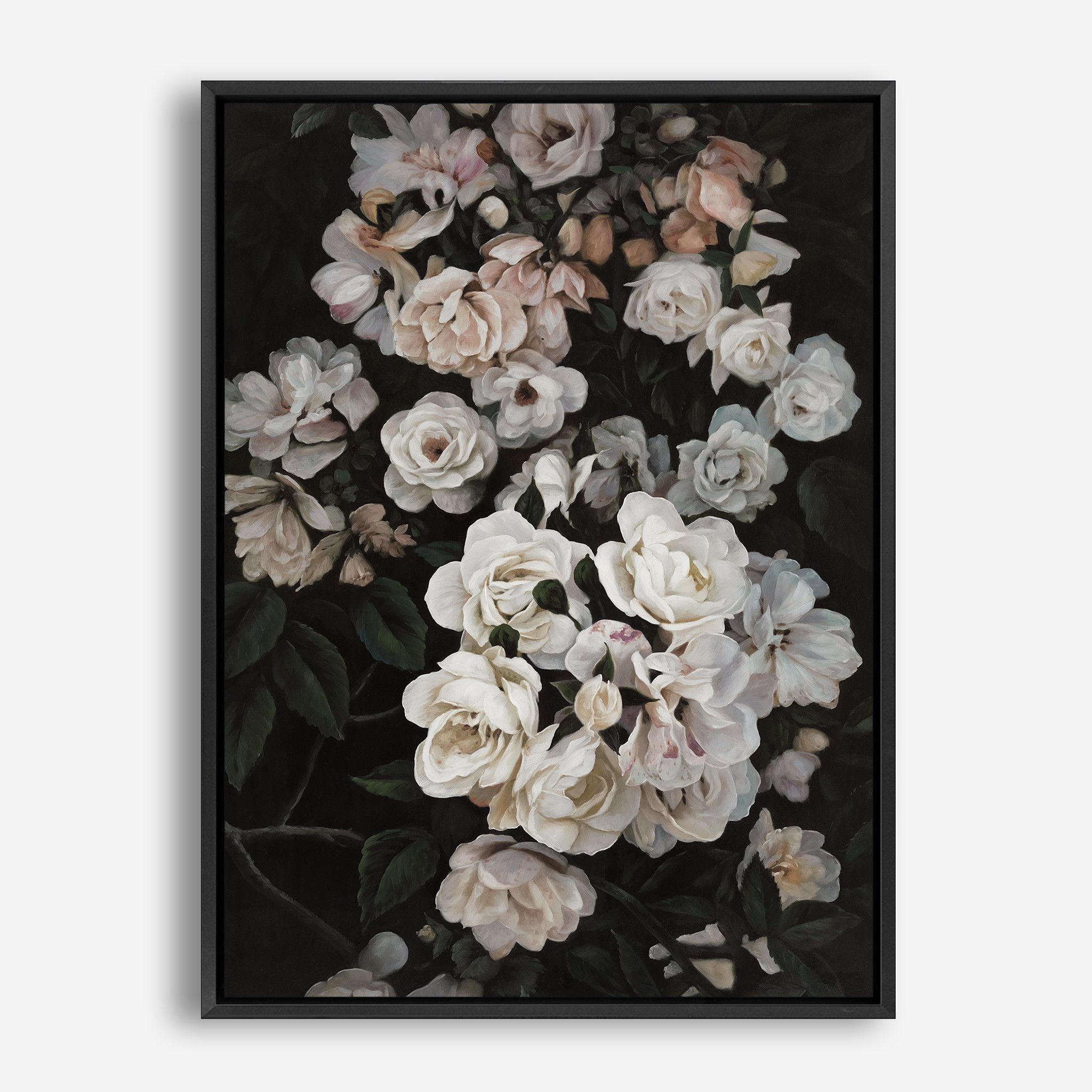'midnight Garden (lighter)' Canvas – The Print Emporium Throughout Most Recently Released Midnight Wall Art (View 8 of 20)
