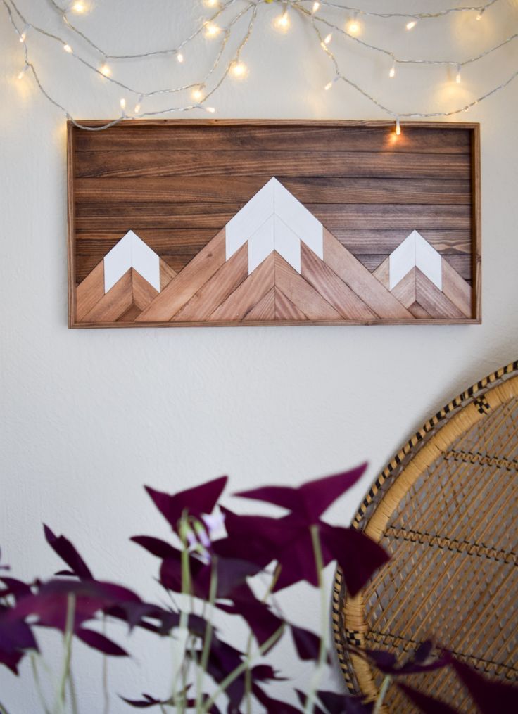 Mountain Peaks Wood Artwork | Wood Artwork, Wooden Wall Regarding Most Recently Released Mountains Wood Wall Art (View 5 of 20)