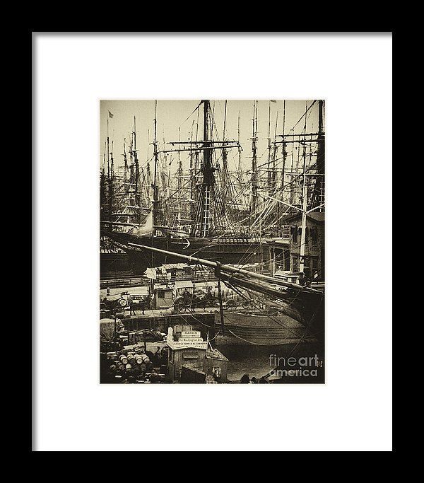 New York City Docks – 1800s Framed Printpaul W Faust Intended For Current New York City Framed Art Prints (View 15 of 20)