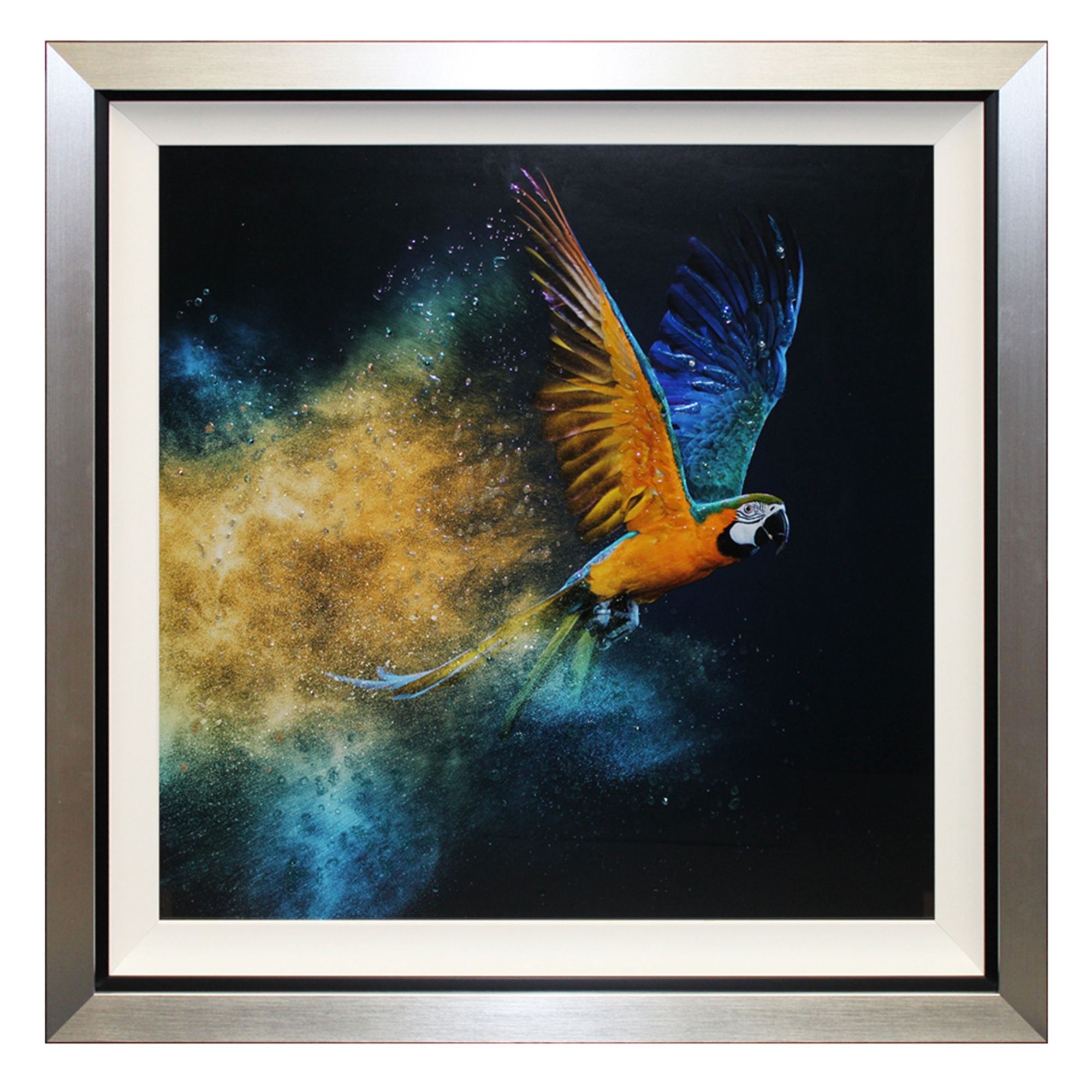 Pictures Flying Colours Ii Liquid Art Framed Print Pertaining To Best And Newest Liquid Wall Art (View 16 of 20)